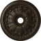 Ekena Millwork Tomango Egg & Dart Medallion (Canopies up to 6 3/4"), 27 7/8"OD x 3 7/8"ID x 2 1/2"P, Stone Hearth CM27TOSHC - alternate 1